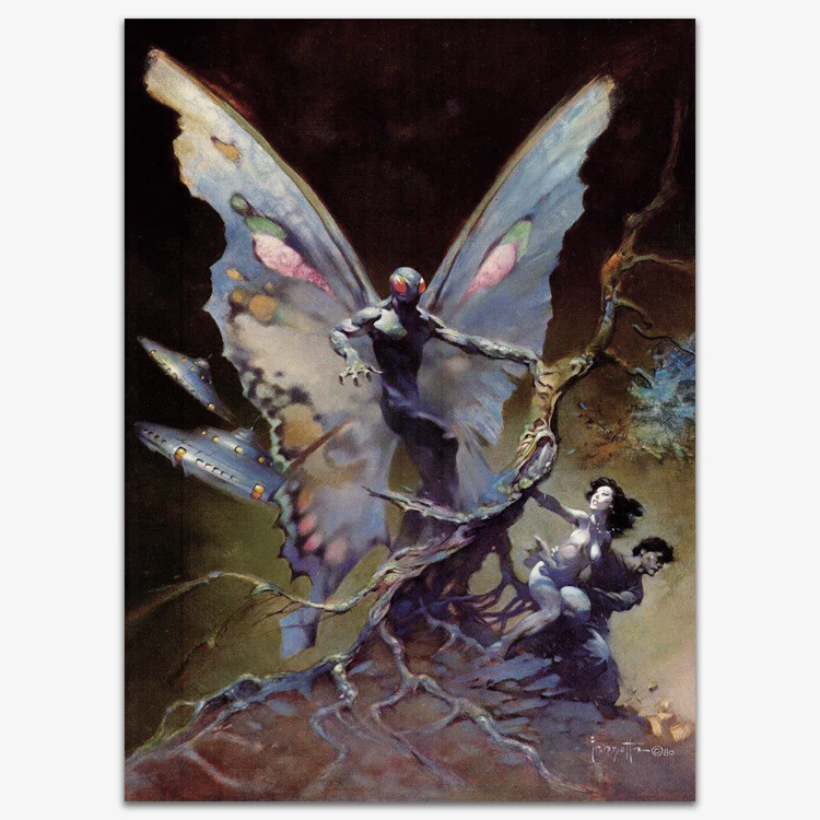 Episode Image Source: frazettamuseum.com Frazetta Gallery Store, Frank Frazetta, 1980, Art Print No. 118 - Mothman, painting, accessed 29, August, 2024